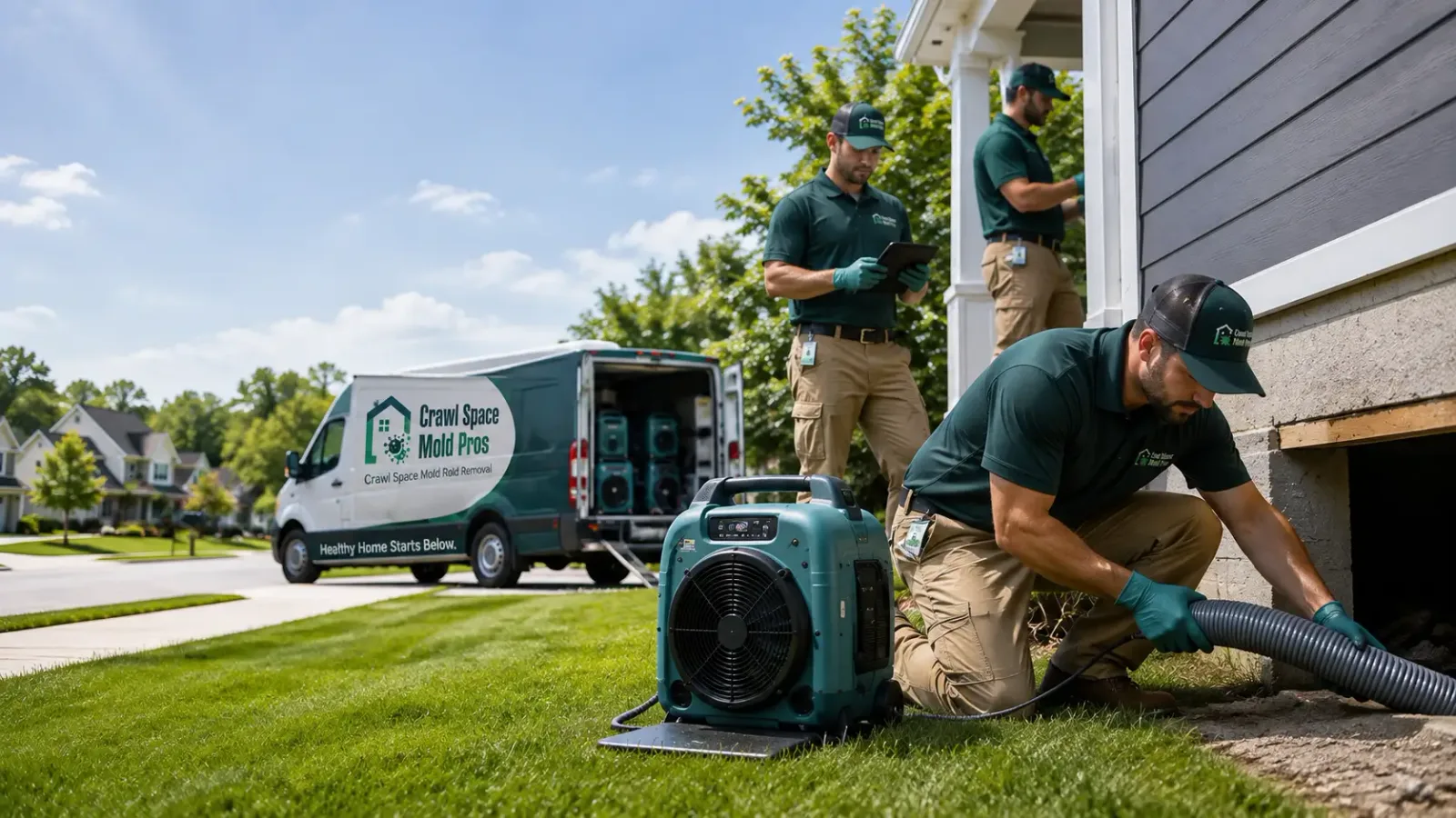 Crawl Space Mold Removal in Oak Park, MN